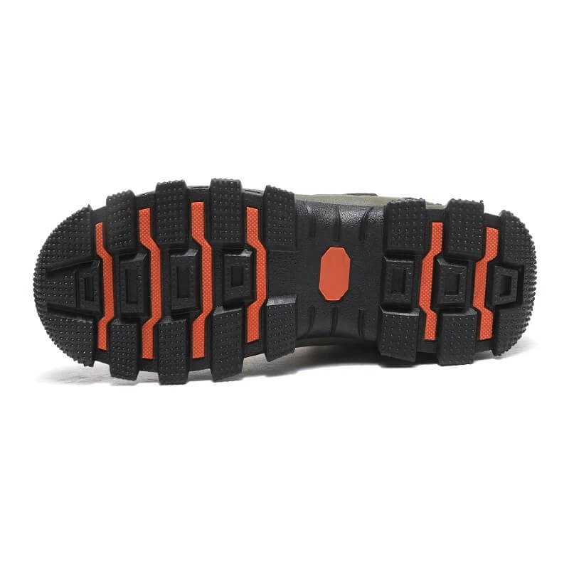 Waterproof Brown Leather Trekking Boots