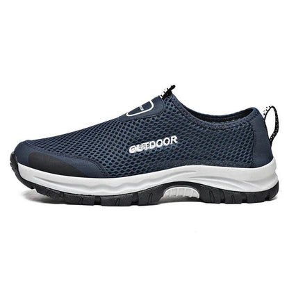 Comfortable Easy Slip-on Walking Shoes Blue