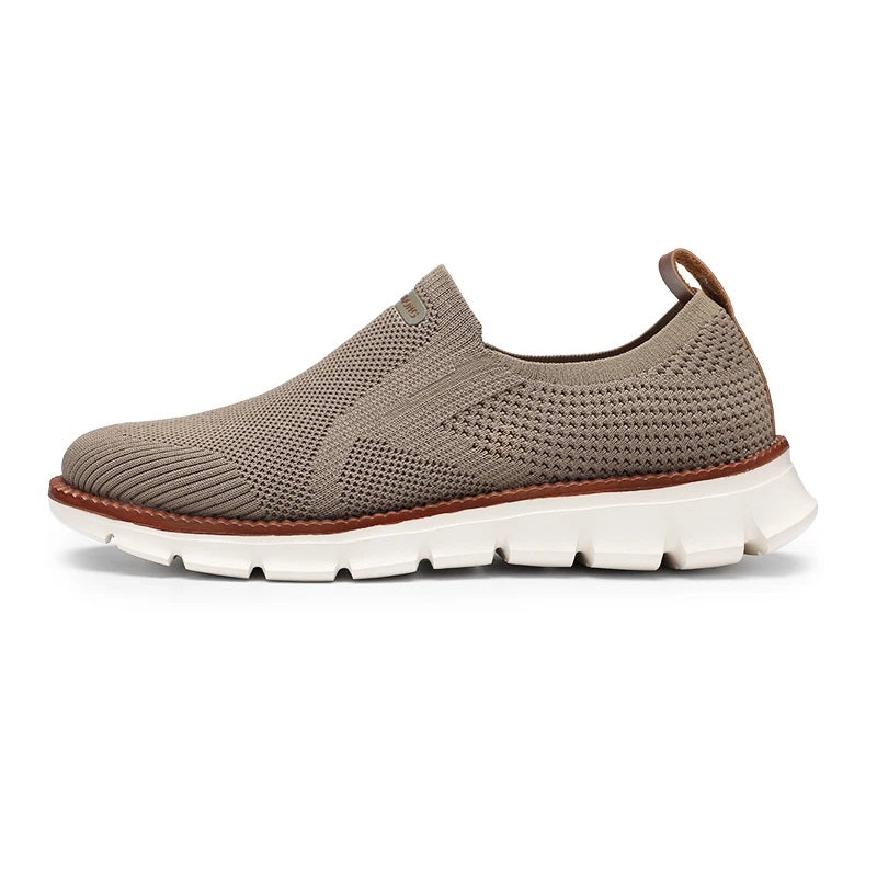 Soft Slip-on - Elastic Comfortable Airy Brown Shoes