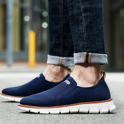 Soft Slip-on - Elastic Fit Lightweight Blue Shoes