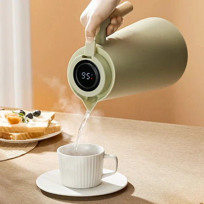 Thermal Coffee Carafe with Digital Temperature Control - OutfitLondon