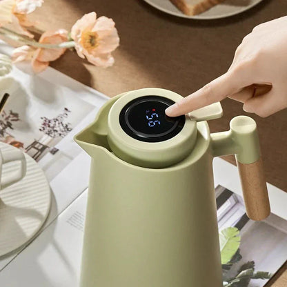 Thermal Coffee Carafe with Digital Temperature Control