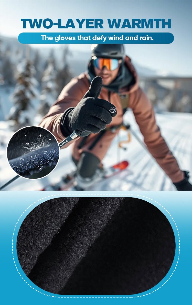 Warm Water Resistant Bike Gloves