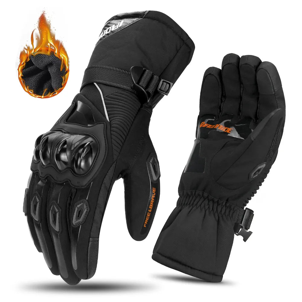 Warm Insulated Motorcycle Gloves for Winter Riding - OutfitLondon
