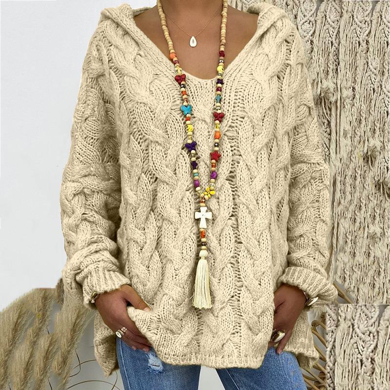 Classic Cable Knit Sweater for Women