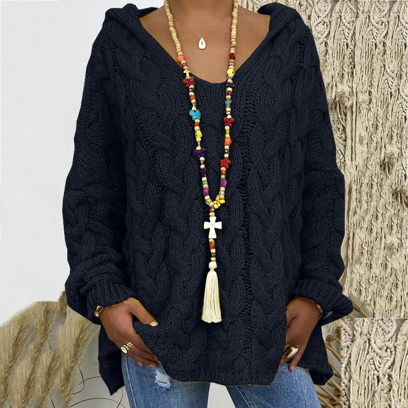 Classic Cable Knit Sweater for Women