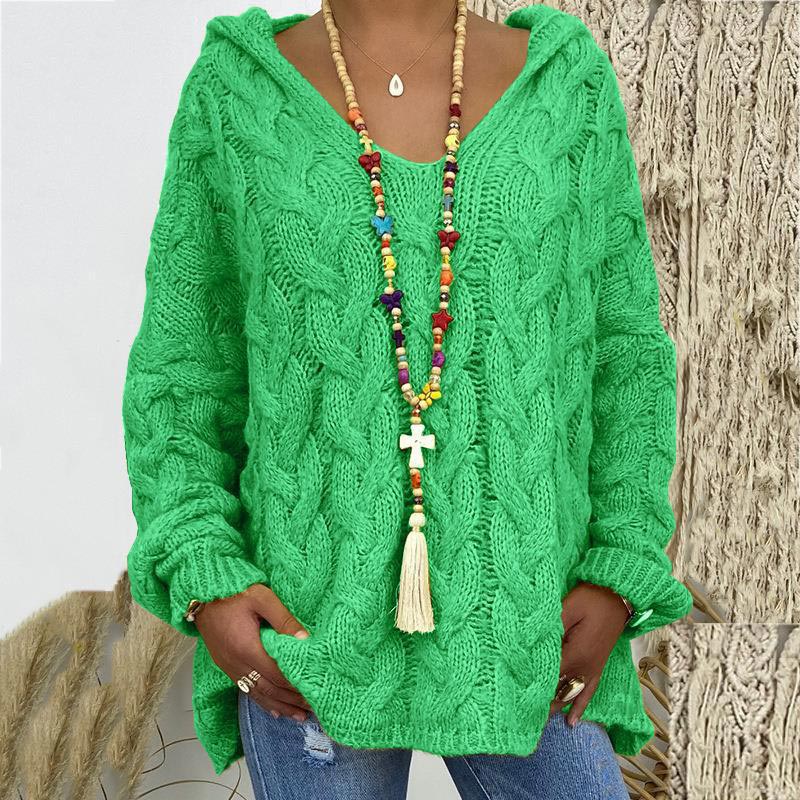 Classic Cable Knit Sweater for Women