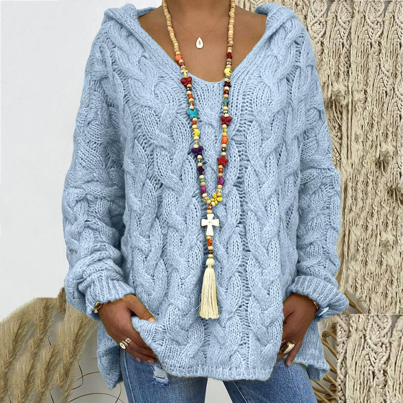 Classic Cable Knit Sweater for Women