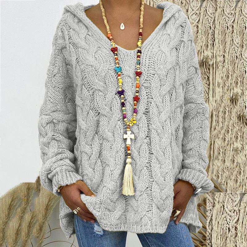 Classic Cable Knit Sweater for Women