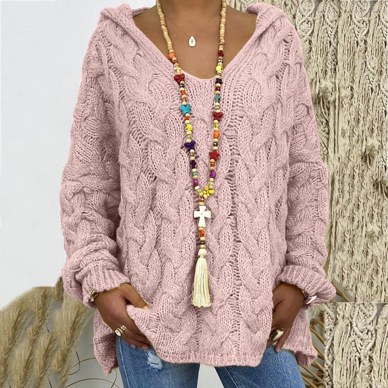 Classic Cable Knit Sweater for Women