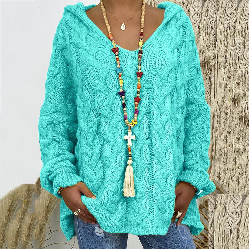Classic Cable Knit Sweater for Women