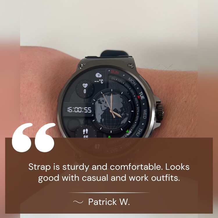 Durable Water Resistant Fitness Smartwatch