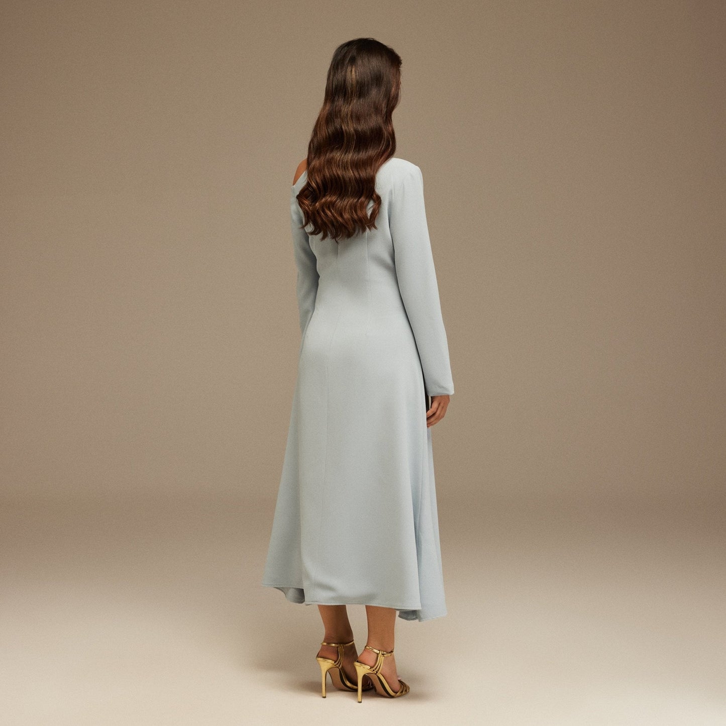 Tori | Asymmetric Fit Crepe Bridesmaid Dress
