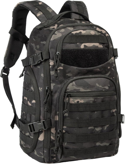 Durable Hiking Backpack with Laptop Compartment and MOLLE - OutfitLondon