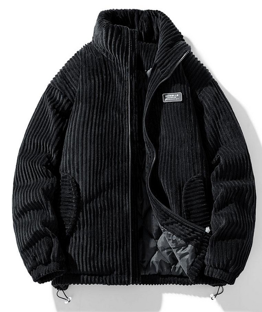 Stylish Textured Mens Cord Jacket - OutfitLondon