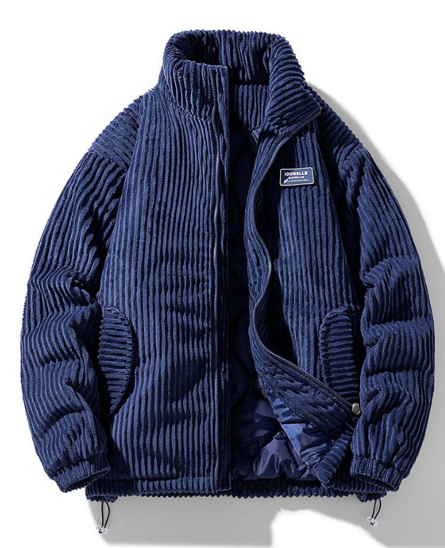 Stylish Textured Mens Cord Jacket
