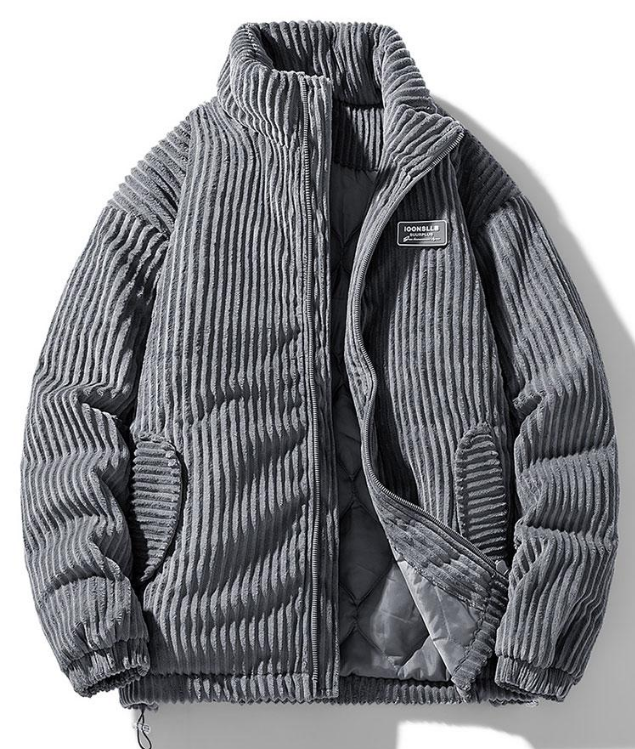 Stylish Textured Mens Cord Jacket