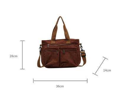 Stylish Fabric Tote Shoulder Bag