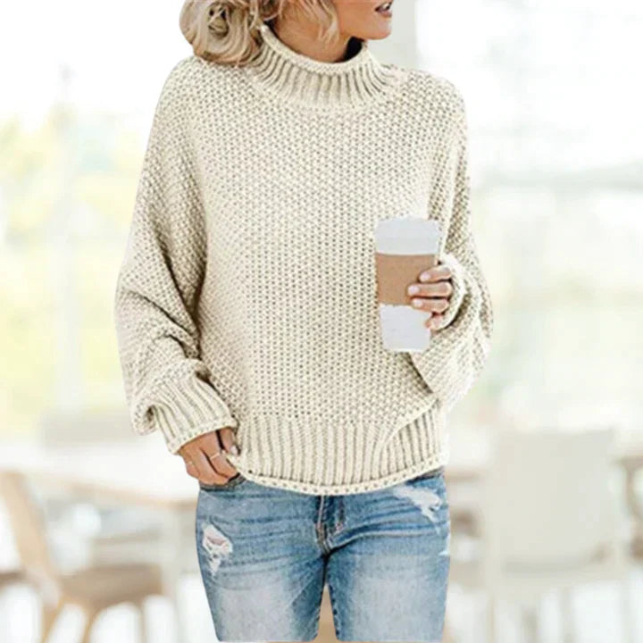 Fashionable Knit Womens Sweater Olivia - OutfitLondon