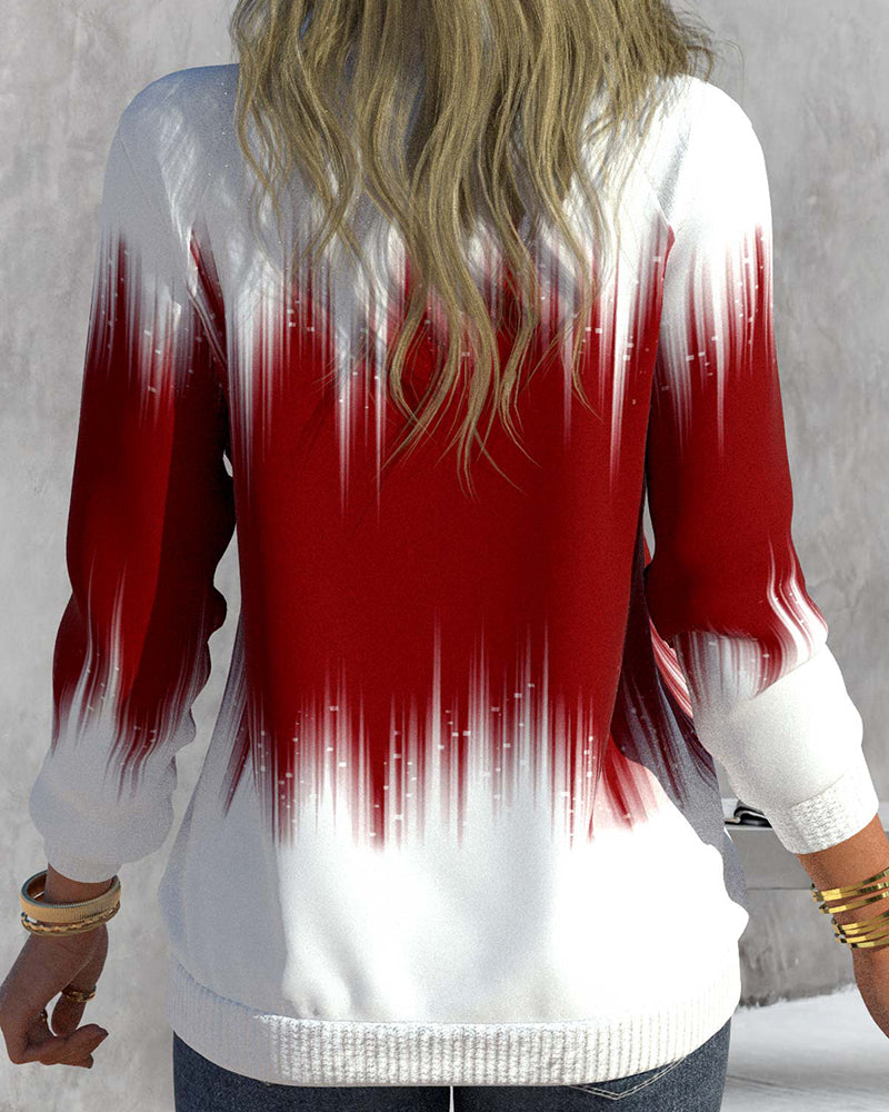 Fashionable Women's Zipper Pullover Sweater