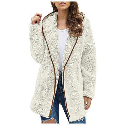 Warm Fuzzy Coat for Ladies - Luna