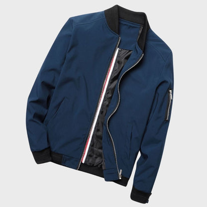 Men's Vintage Style Zip Up Flight Jacket - OutfitLondon