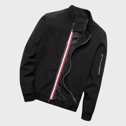 Men's Vintage Style Zip Up Flight Jacket