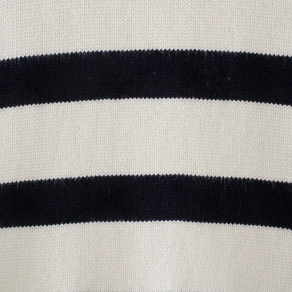 Fashionable Large Stripe Women's Jumper