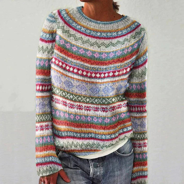 Fashionable Graphic Ladies Sweater - OutfitLondon