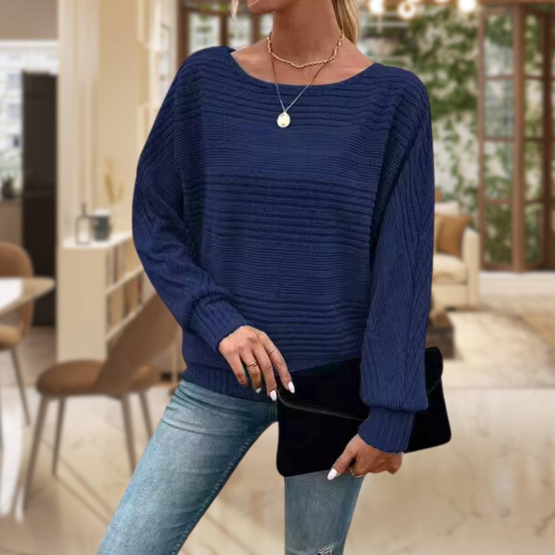 Fashionable Ladies Knit Sweater with Soft Touch