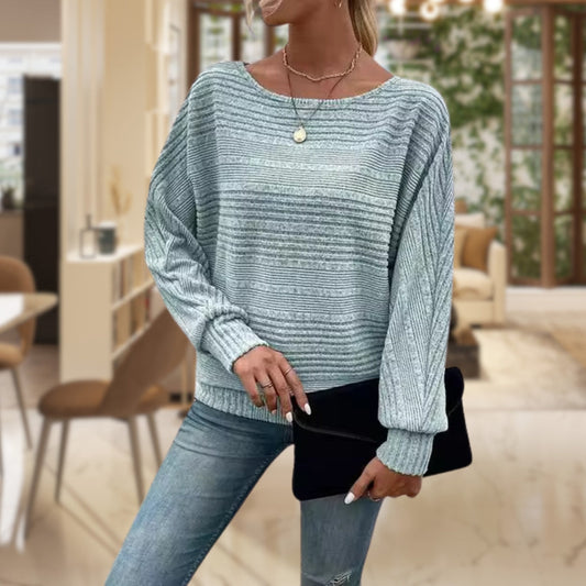 Fashionable Ladies Knit Sweater with Soft Touch - OutfitLondon