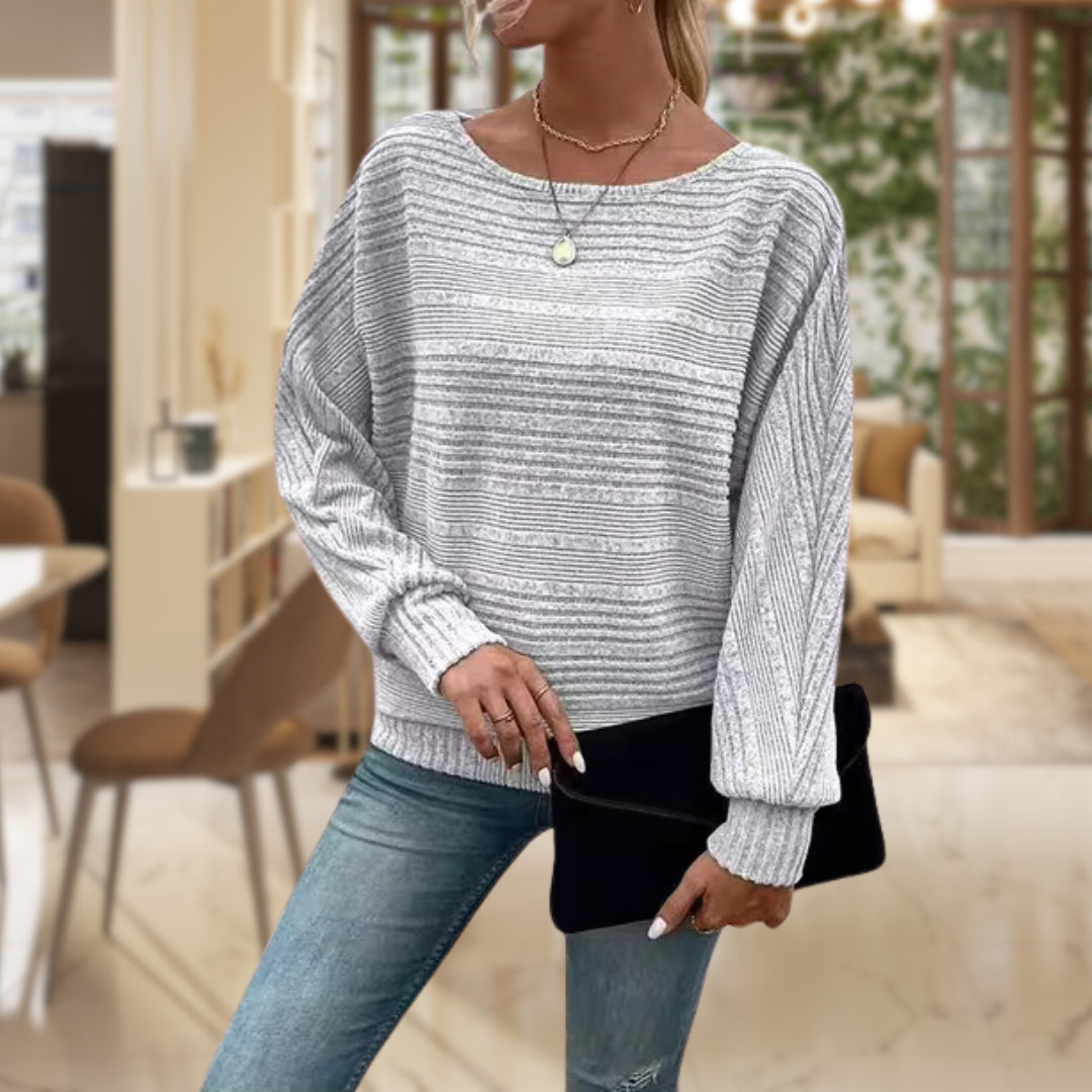 Fashionable Ladies Knit Sweater with Soft Touch