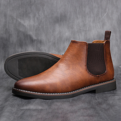 Classic Men's Slip On Chelsea Ankle Boots