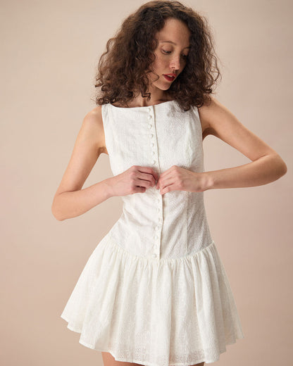 Elegant V Neck Lace Wedding Party Dress - OutfitLondon