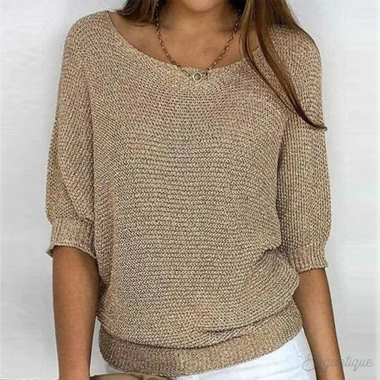 Soft and Stylish Willemijn Pullover Sweater - OutfitLondon