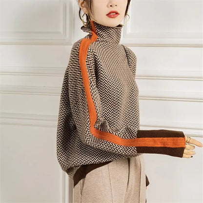 Women's Soft Knit Roll Neck Sweater