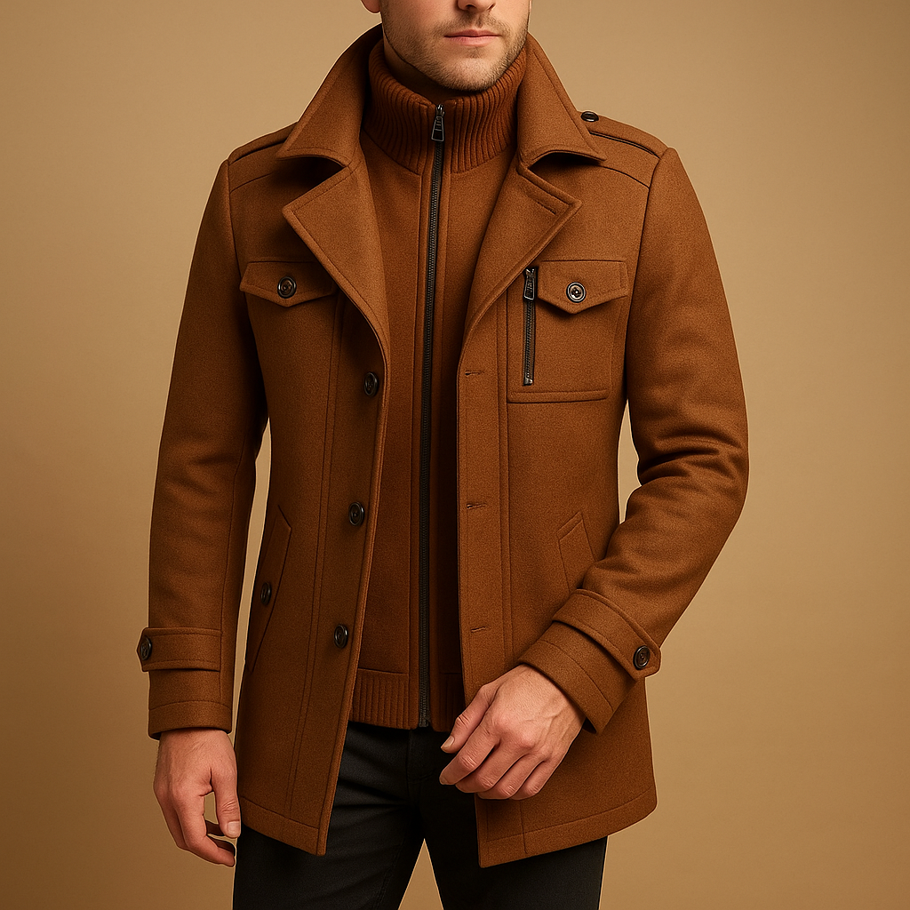 Men's Fitted 2 Piece Cold Weather Jacket