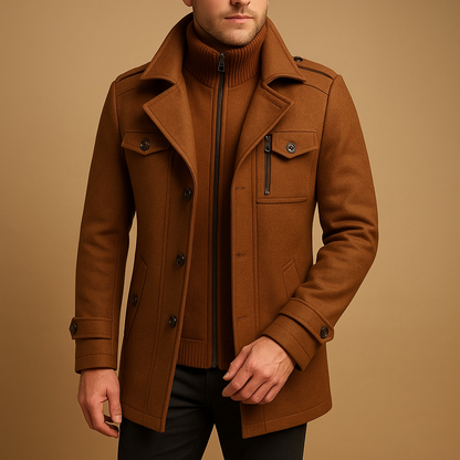 Men's Fitted 2 Piece Cold Weather Jacket
