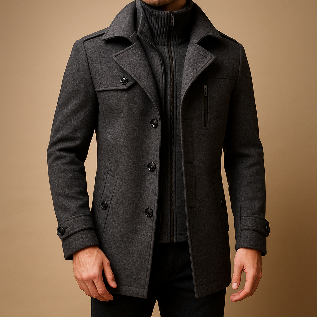 Men's Fitted 2 Piece Cold Weather Jacket