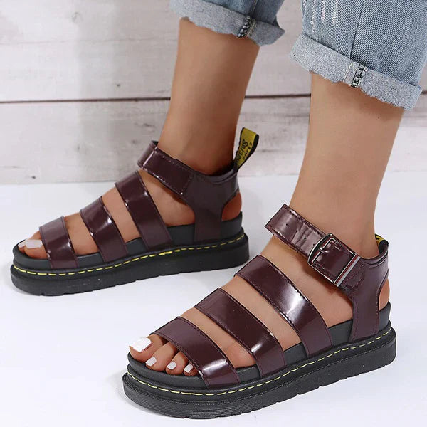 Ladies Adjustable Ankle Strap Sandals