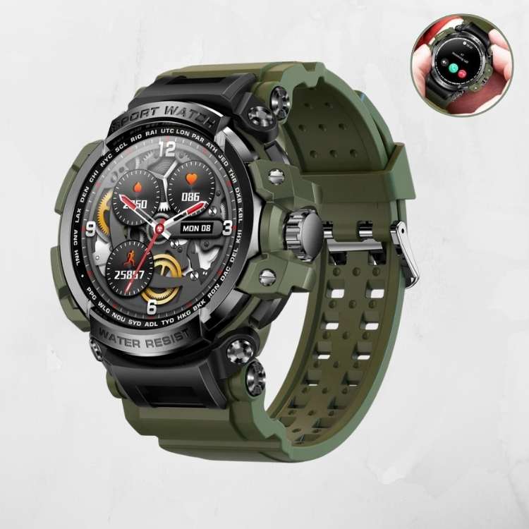 Tough Waterproof Smart Watch - Bluetooth, Long Lasting Battery