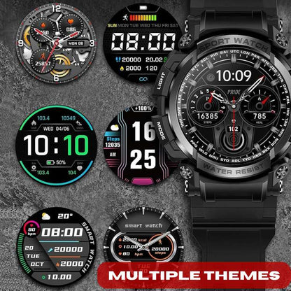 Tough Waterproof Smart Watch - Bluetooth, Long Lasting Battery