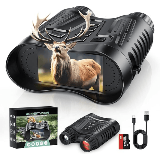 HD Night Vision Binoculars 8x Zoom 4K Video Recorder - OutfitLondon
