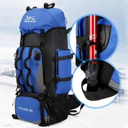 Lightweight Water Resistant 90L Trekking Backpack