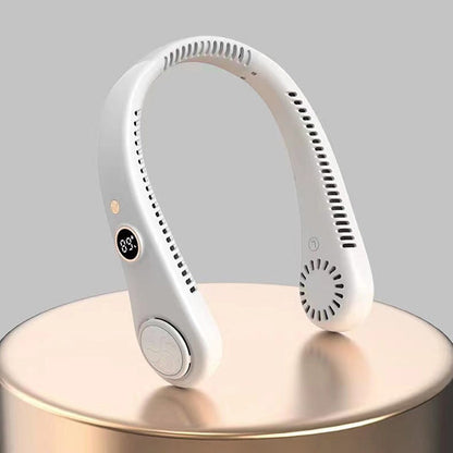 Unisex 5-Speed Neck Cooling Fan - Portable & Bladeless Design