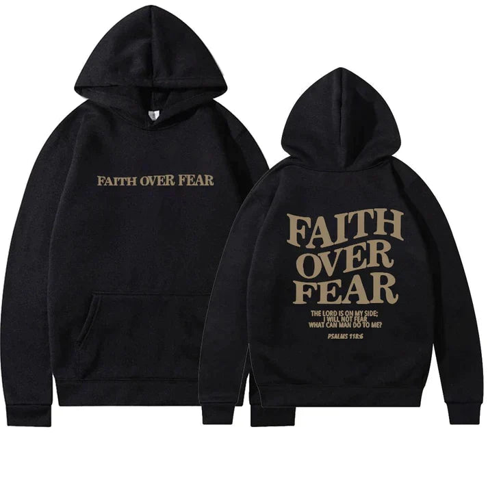 Inspirational Christian Hoodie Faith Quote Tee