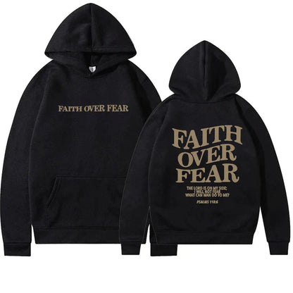 Inspirational Christian Hoodie Faith Quote Tee
