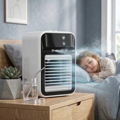 Unisex Portable Air Cooler Fan with Digital Display