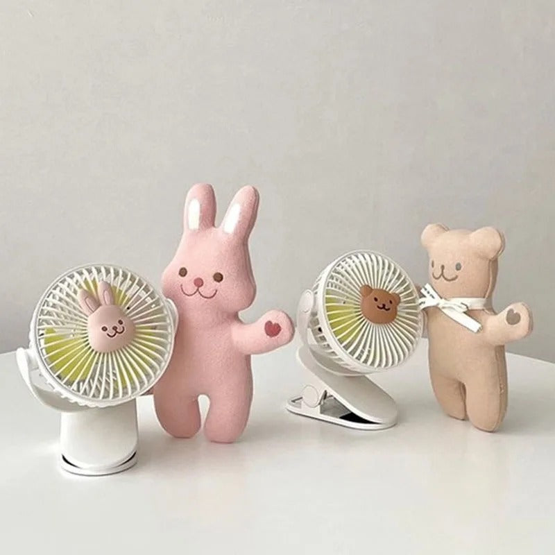 Unisex Portable Clip-On Rechargeable Fan