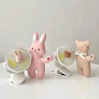 Unisex Portable Clip-On Rechargeable Fan